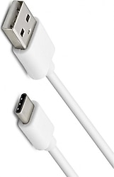 Simex SPK-02 1.2 m Beyaz USB to Type-C Hızlı Şarj Kablosu