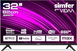 Simfer 32SFSV3N HD 32" 82 Ekran Uydu Alıcılı Smart LED TV