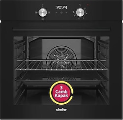 Simfer 8230 Trend Siyah Ankastre Fırın