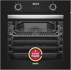 Simfer Airfry 8215 76 lt Siyah Ankastre Fırın