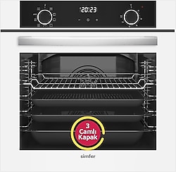 Simfer Airfry 8216 76 lt Beyaz Ankastre Fırın