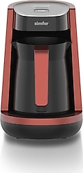 Simfer Damak SK-5702 Kırmızı Türk Kahve Makinesi