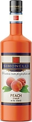 Simonelli Gourmet Syrups Şeftali Aromalı Kokteyl Şurubu 70 cl