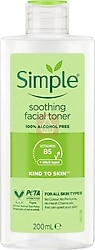Simple Kind to Skin Yatıştırıcı 200 ml Tonik