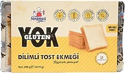 Sinangil Gluten Yok Dilimli Tost Ekmek 280 gr