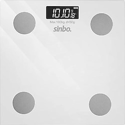 Sinbo SBS-4474 Cam Dijital Baskül