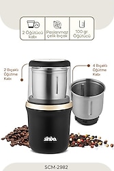 Sinbo SCM-2982 Gold Baharat ve Kahve Öğütücü