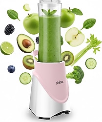 Sinbo SHB-7508 300 W Pembe Smoothie Blender