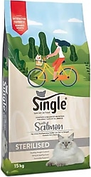 Single Somonlu 15 kg Kısırlaştırılmış Yetişkin Kedi Maması
