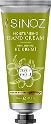 Sinoz Zeytinyağlı Nemlendirici El Kremi 30 ml