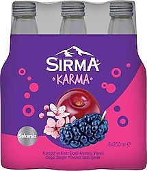 Sırma Karma Karadut ve Kiraz Çiçeği Aromalı 6x250 ml