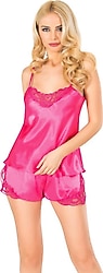Sistina Saten Babydoll Şortlu Takım