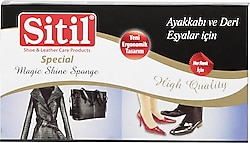 Sitil Special Magic Shine Ayakkabı ve Deri Parlatıcı Sünger