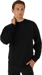 Skechers Essential S242113 Bisiklet Yaka Erkek Sweatshirt