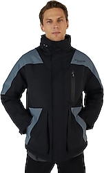 Skechers Outerwear Padded S242035 Kapüşonlu Erkek Mont