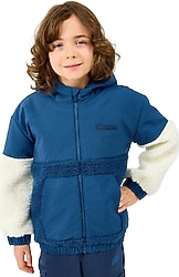 Skechers Sherpa SK2520044 Kapüşonlu Çocuk Mont