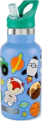 Skip Hop Spark Style Stickerlı 350 ml Pipetli Paslanmaz Çelik Suluk