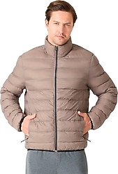 Slazenger Braum Kahverengi Erkek Şişme Mont