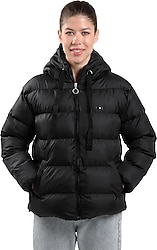 Slazenger Brenda I ST22JK001 Kapüşonlu Kadın Şişme Mont