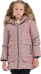 Slazenger Camelia Kapüşonlu Pudra Çocuk Mont