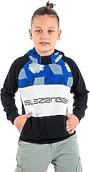 Slazenger Dragica IN Kapüşonlu Siyah Çocuk Sweatshirt
