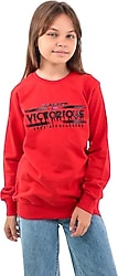 Slazenger Duna IN Kırmızı Çocuk Sweatshirt