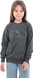 Slazenger Duna IN Koyu Gri Çocuk Sweatshirt