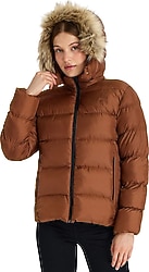 Slazenger Guest ST23JK020 Kapüşonlu Kadın Şişme Mont
