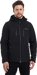 Slazenger Ha-yun Kapüşonlu Siyah Erkek Mont