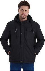 Slazenger Herbies IN Kapüşonlu Erkek Mont