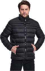 Slazenger Horizon I Siyah Erkek Şişme Mont