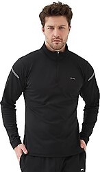Slazenger Intimate I Siyah Erkek Eşofman Üstü