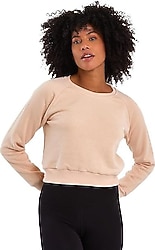 Slazenger Kaito IN Bej Kadın Sweatshirt