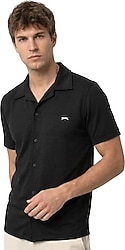 Slazenger Katelin Kısa Kollu Erkek Gömlek