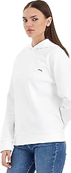 Slazenger Kathy IN Kapüşonlu Beyaz Kadın Sweatshirt
