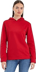 Slazenger Kathy IN Kapüşonlu Kırmızı Kadın Sweatshirt
