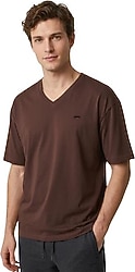 Slazenger Katre Kısa Kollu V Yaka Erkek Tişört