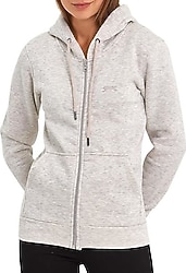 Slazenger Katya Kapüşonlu Gri Kadın Eşofman Üstü