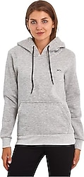 Slazenger Keshian IN Kapüşonlu Gri Kadın Sweatshirt