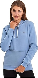 Slazenger Keshian IN Kapüşonlu Mavi Kadın Sweatshirt
