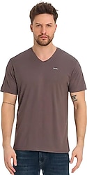 Slazenger Krakker Kısa Kollu V Yaka Erkek Tişört