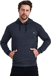 Slazenger Kula I Kapüşonlu Gri Erkek Sweatshirt