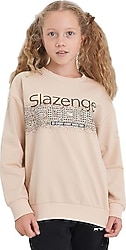 Slazenger Last Krem Çocuk Sweatshirt