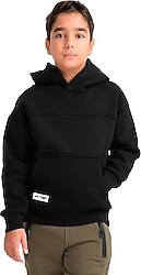 Slazenger Lene Kapüşonlu Siyah Çocuk Sweatshirt