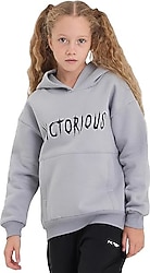 Slazenger Lexus Kapüşonlu Gri Çocuk Sweatshirt