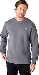 Slazenger Megar I Gri Erkek Sweatshirt