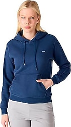 Slazenger Misty I Kapüşonlu Lacivert Kadın Sweatshirt