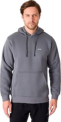 Slazenger Moonlight I Kapüşonlu Gri Erkek Sweatshirt