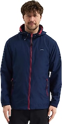 Slazenger Ofans Kapüşonlu Lacivert Erkek Yağmurluk