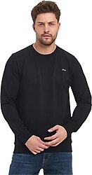 Slazenger Orvar IN Siyah Erkek Sweatshirt